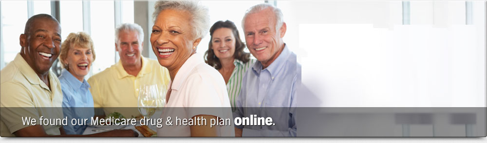 We found our Medicare drug and health plan online.